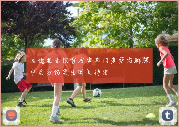 马德里竞技官方宣布门多萨右脚踝中度扭伤复出时间待定