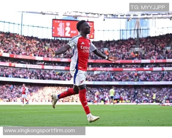 萨卡英超首秀以来表现出色199场比赛54球45助攻领跑阿森纳队内